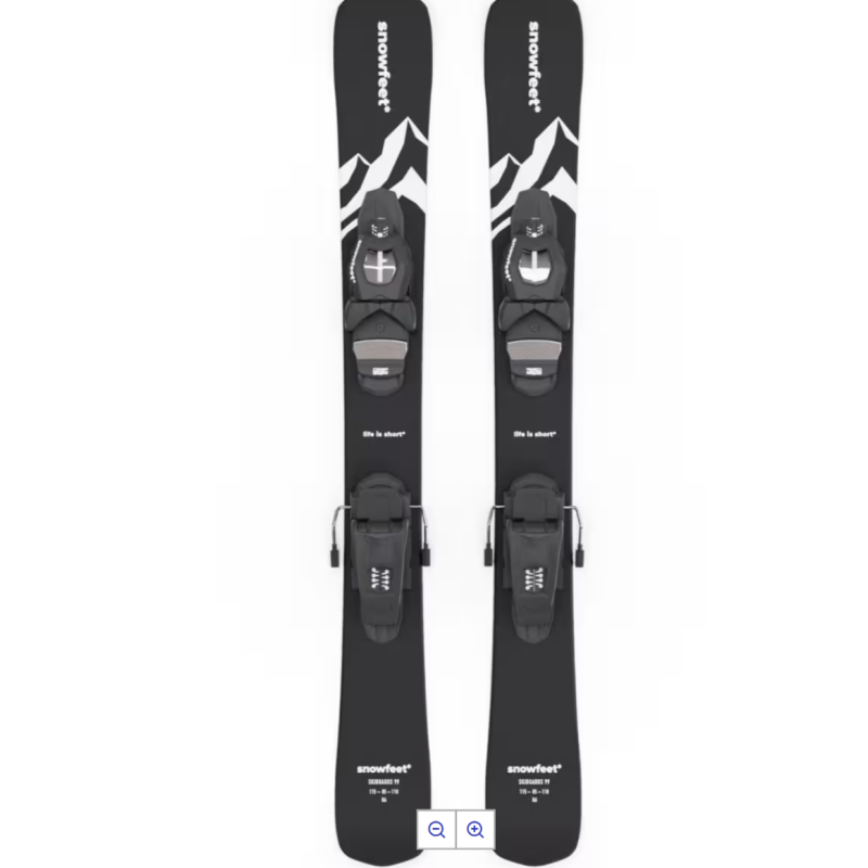 Snowfeet Skiblades 99 Short Skis | Downhill binding